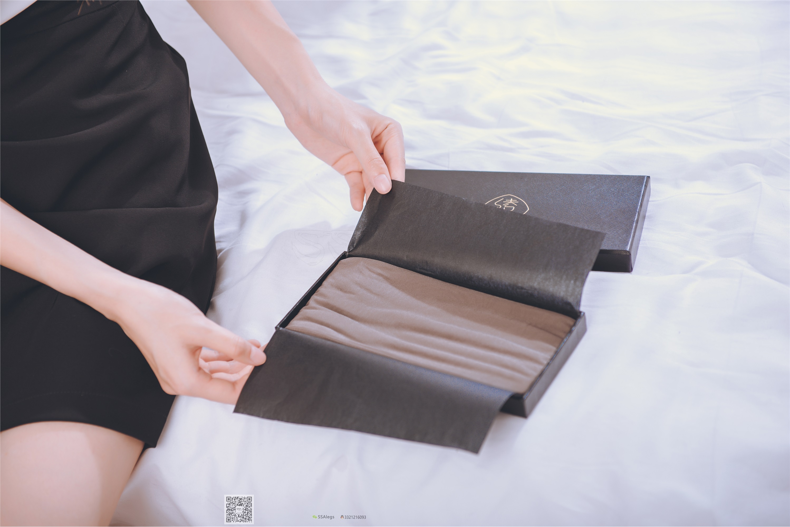 SSA silk society no.020 Qiqi female secretary boudoir grey silk stockings